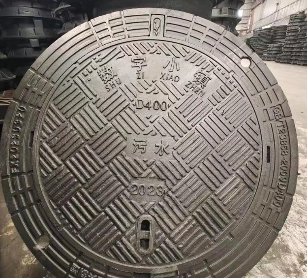 仙游球墨铸铁防沉降井盖展示